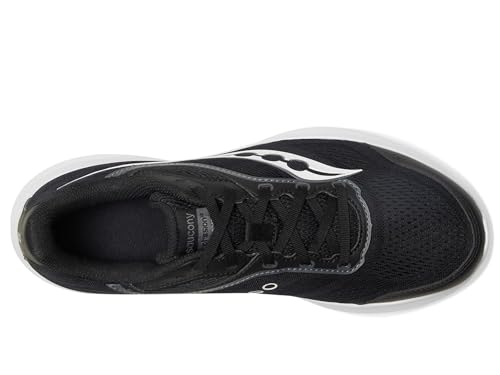 Saucony Mens Cohesion 18 Running Shoes 9.5 Black White Neutral Cushioning