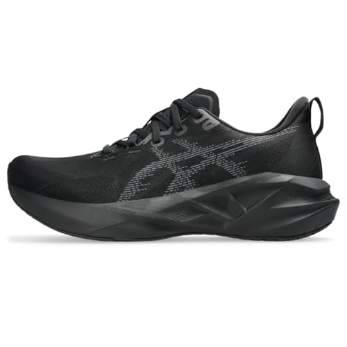 Men's ASICS NOVABLAST 5 Running Shoes - Black/Carrier Grey, 10.5