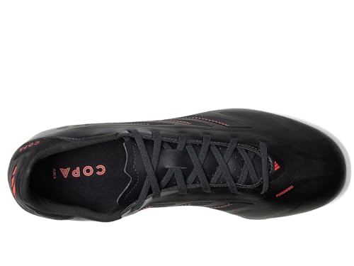 adidas Copa Pure 3 League Soccer Cleats Unisex-Adult 10.5 Women / 9.5 Men Black Carbon Red