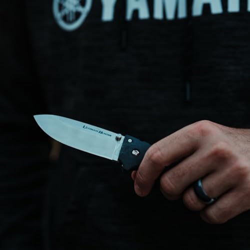 Cold Steel Ultimate Hunter Folding Knife Black G-10 Handle 3.5" S35VN Blade