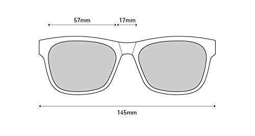 SPY OPTIC Sun Downer, Square Sunglasses, Color and Contrast Enhancing Lenses, Clear - Blue Sunset Fade Lenses