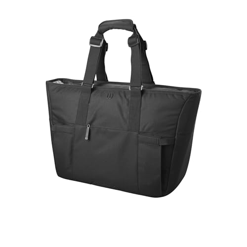 Wilson 2024 Recycled Material Tennis Racket Tote Bag - Holds 2 Rackets, Black