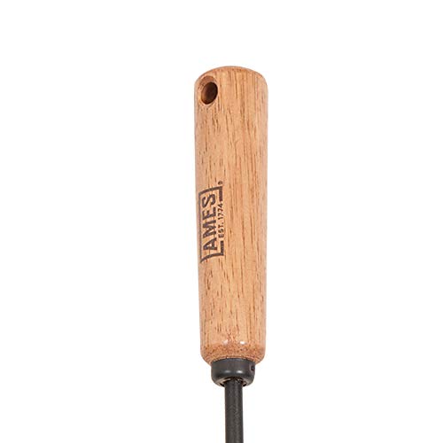 Wood Handle Hand Weeder - Tempered Steel 12-Inch Gardening Tool