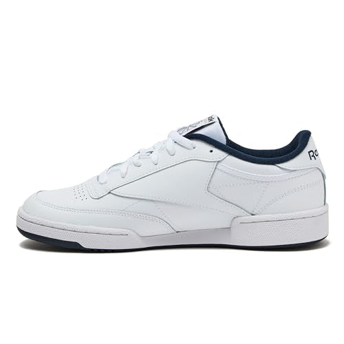 Reebok Club C 85 Men's Tennis Shoes - White/Navy, Size 7-15, Casual Sneakers
