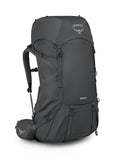 Osprey Rook 65L Hiking Backpack - Gray, Adjustable Fit & Raincover - Variation of 65L / Dark Charcoal/Silver Lining