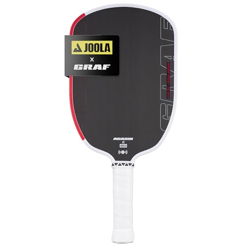 JOOLA GRAF Pro IV 16mm Pickleball Paddle with Extended Sweet Spot - Carbon Fiber Surface, NFC Chip, USAP & UPA-A Certified - Single, GRAF Pro Model