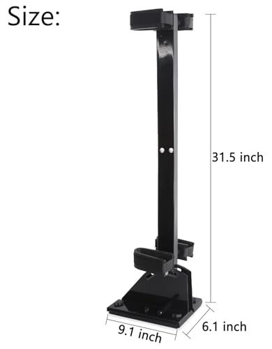 Universal Golf Cart Gun Holder - Adjustable Rifle & Shotgun Rack for Yamaha, EZGO, Club Car & UTV