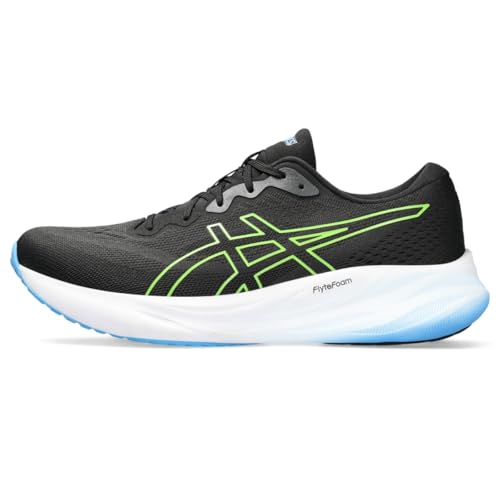 ASICS Men's Gel-Pulse 15 Running Shoes Black/Electric Lime - Lightweight & Supportive