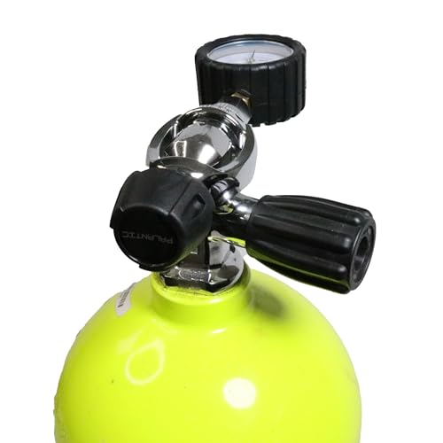 Yoke Valve Tank Pressure Gauge 5000 PSI 350 BAR for Scuba Diving
