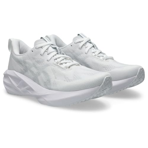 ASICS Women's NOVABLAST 5 TR Running Shoes - White & Piedmont Grey, Size 8