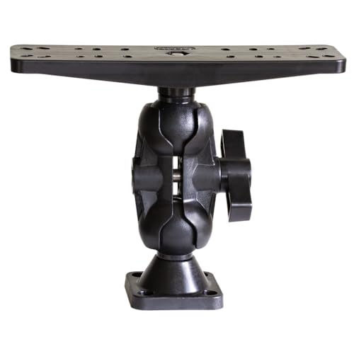 Heavy Duty Fish Finder Mount with 2.25-Inch Ball for 10-12 Inch Fish Finders