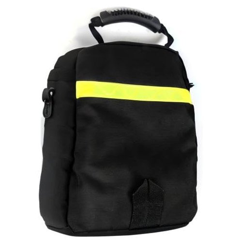 Jipemtra First Aid Bag AED Medical 1st Aid Empty Rescue Defibrillator First Responder Bags for Emergency Critical Healthcare Protection (Bag Only) (Black)