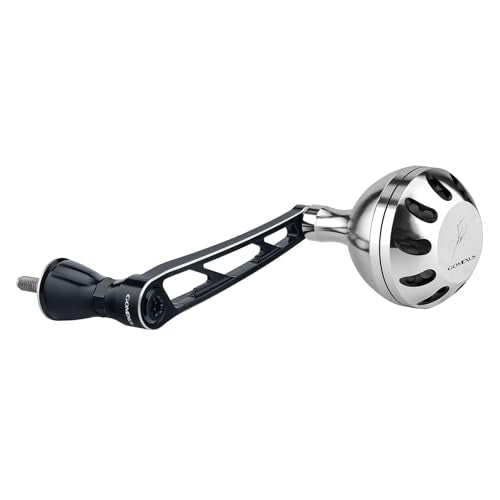 GOMEXUS Power Handle for Shimano Saragosa SW 5000-6000 Spinning Reel Gray Blue