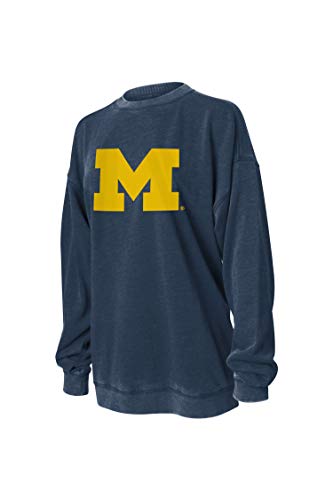 NCAA Women's Campus Pullover Sweatshirt - Michigan Wolverines XL Ink Variation