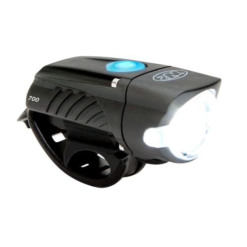 NiteRider Swift 700 & Vmax+ 180 Bike Light Set - 700 Lumens Front & 180 Rear USB Rechargeable, Waterproof, 12 Modes for Night Riding & Commuting