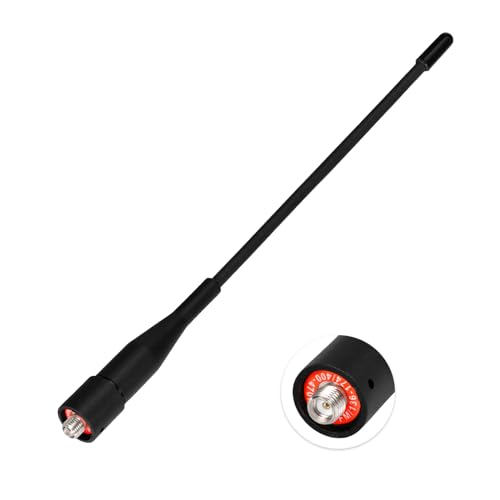 Two Way Radio Antennas 6 Inch VHF/UHF Dual Band SMA Female Pack of 2