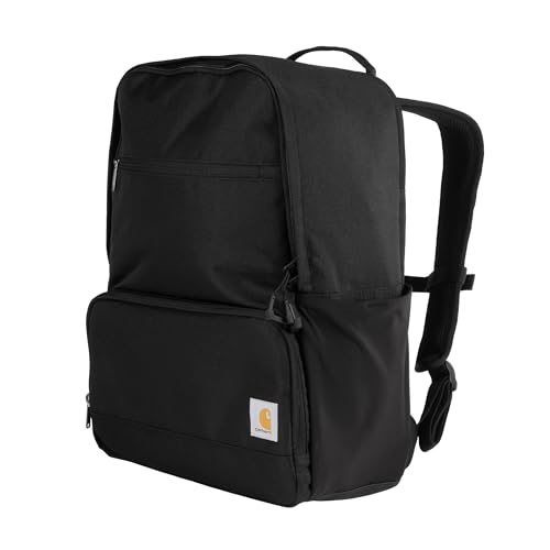 Carhartt Insulated Cooler Backpack - Black, Water-Resistant, 24 Can Capacity