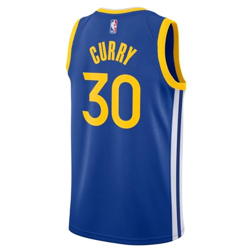 Kids NBA Stephen Curry Golden State Warriors Swingman Jersey Blue 8-20 Youth Icon Edition