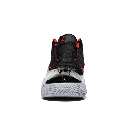 Nike Air Jordan Stay Loyal Kids Basketball Shoes - Black/Red/White/Wolf Grey 7 Big Kid