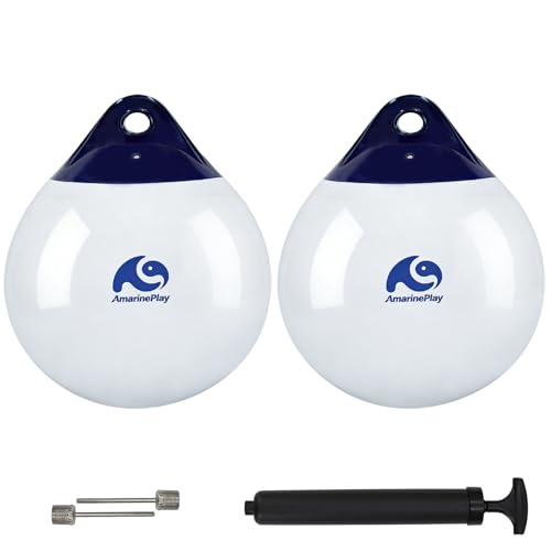 Inflatable Boat Buoy Ball Float - 9/12/15/18/25 Inch Marine-Grade Mooring & Docking Buoys