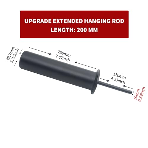 Weight Stack Pin with Spring Collar for Fitness Equipment - 2 Inch Extender