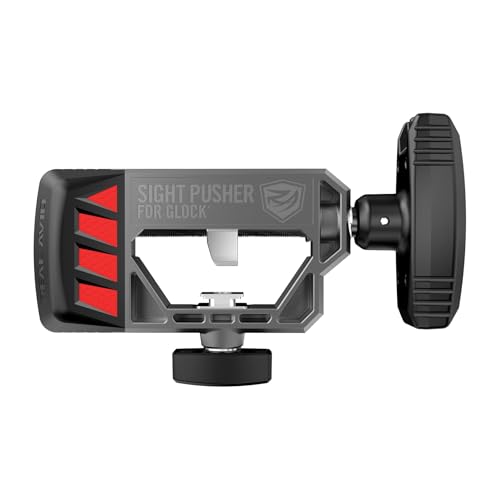 Glock Sight Pusher Tool for Front & Rear Dovetail Installation - Compatible with Glock 17, 19, 26, 43 & More