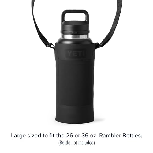 YETI Bottle Sling for Rambler Bottles Large Black Fits 26 & 36 oz