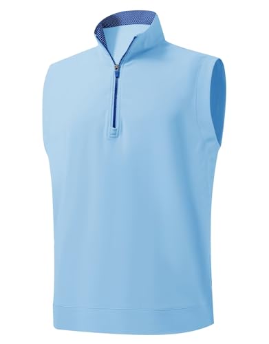 Men's Lightweight Performance Golf Vest X-Large Light Blue - M MAELREG