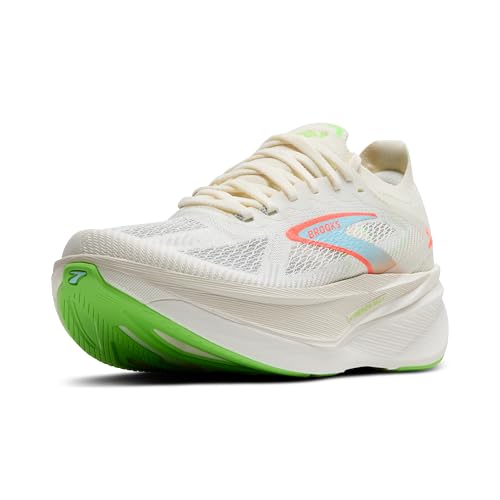 Brooks Men's Hyperion Max 3 Neutral Running Shoe - Coconut Green Pink Clay 10