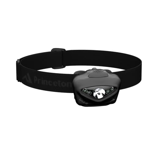 Princeton Tec VIZZ 550 RGB Headlamp Black RGB - 550 Lumens Waterproof Dimmable LED