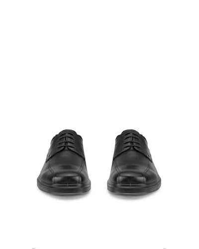 ECCO Helsinki 2.0 Bike Toe Tie Men's Casual Dress Shoe Black 11-11.5