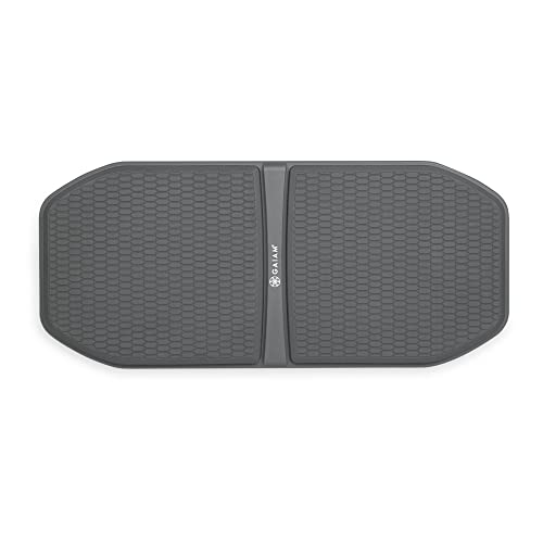 Gaiam Evolve Balance Board for Standing Desk - Grey/Black Anti-Fatigue Wobble Board for Office & Home