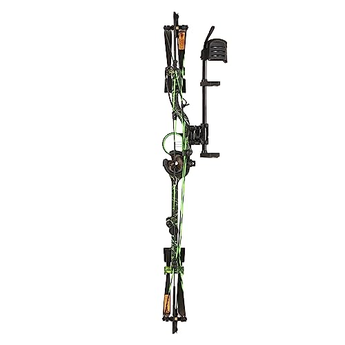 Bear Archery Royale Ready to Hunt Compound Bow - Right Hand Toxic, 12-27" Draw, 5-50 Lbs, 290 FPS