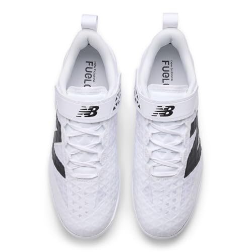 New Balance FuelCell 4040 V8 Molded Baseball Cleats - White / White, Men's Sports Shoes
