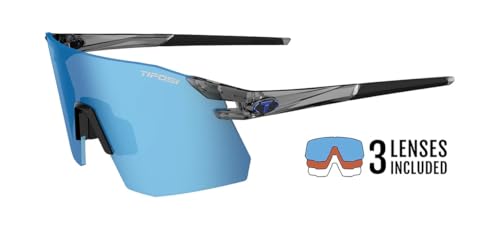 Tifosi Moab XC Rimless Cycling Sunglasses - Clarion Blue/Red/Clear Variation