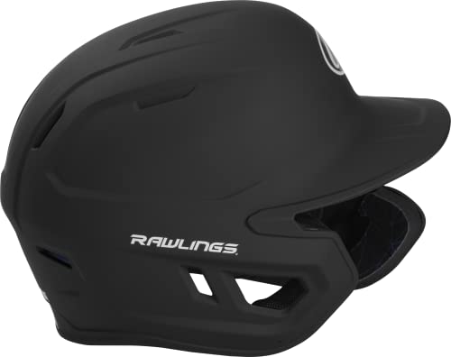 Rawlings MACH Adjust Baseball Batting Helmet SR Right Hand Black Matte 6 7/8 - 7 5/8