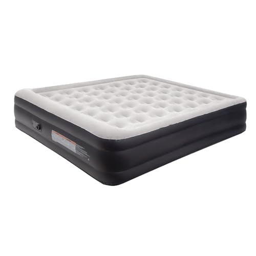 DIMAR GARDEN King Size Inflatable Air Mattress with Built-in Pump, 18.5" Blow Up Bed for Home