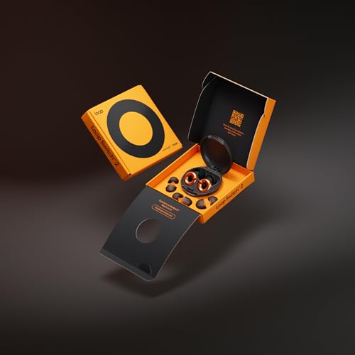 Loop Switch 2 Adjustable Ear Plugs - Papaya Edition with 3 Noise Control Modes