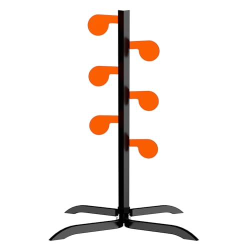 AR500 Steel Dueling Tree Shooting Target Kit with Stand and Paddles