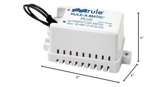 Float Switch with Fuse Holder - Moisture Tight Seal, Impact-Resistant Cover