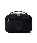Fjällräven Kanken No. 2 Black Hip Pack - Durable G-1000 Fabric, Leather Details