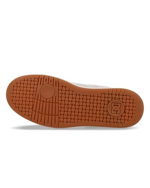 DC Men's Manteca 4 Skate Shoe, TAN/Blue/Gum, 12