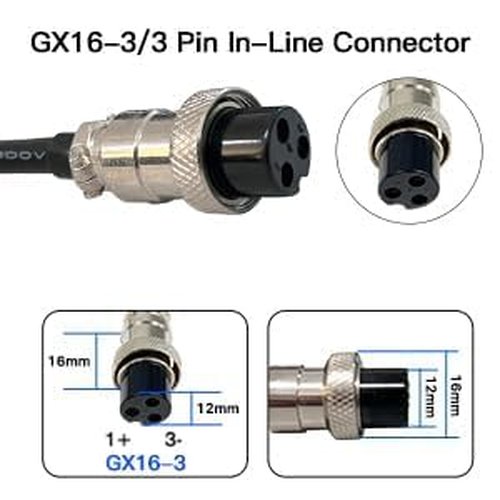 67.2V 3A 3 Prong Scooter Quick Charger, for Yume X11 Y11 M10, Kaabo Mantis 10, 10 Pro, V2/ VSETT 10+, 10+R/Apollo 60V Phantom, 60V Lithium Li-ion Battery Charger