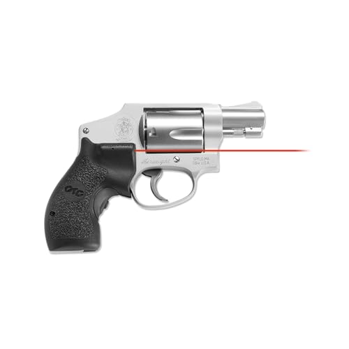 Crimson Trace LG-105 Lasergrips for Smith & Wesson J-Frame Round Butt Revolvers Black