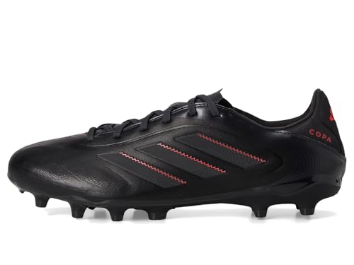 adidas Copa Pure 3 League Soccer Cleats Unisex-Adult 10.5 Women / 9.5 Men Black Carbon Red