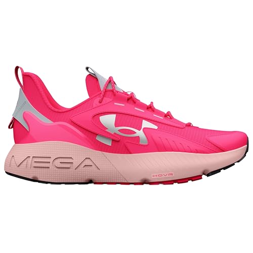 Under Armour Men's HOVR Mega 2 Mvmnt Athletic Shoes - Reflective Pink Shock, Size 11