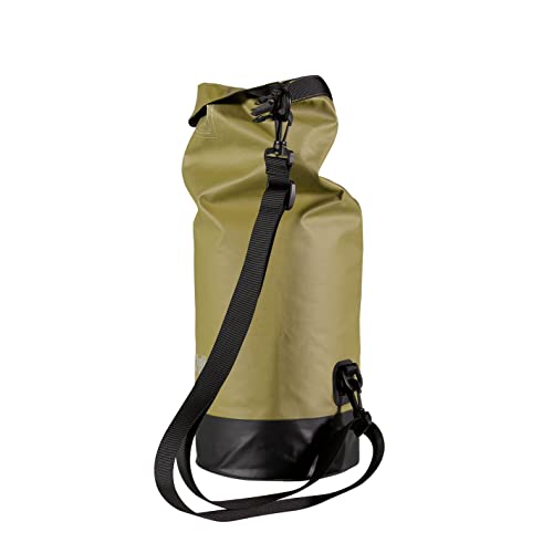 Olive Waterproof Dry Bag 10L - Reflective Waterproof Gear Storage for Kayaking & Beach