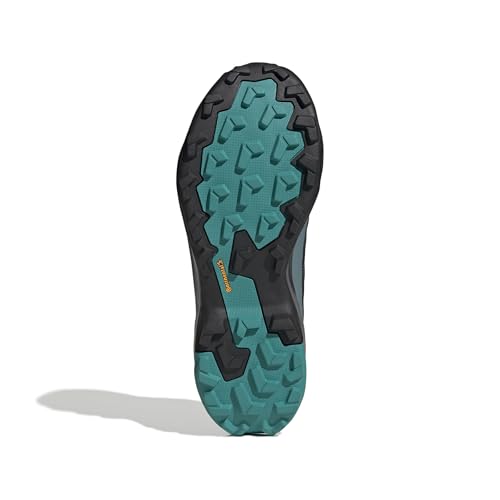 adidas Men's Terrex Skychaser AX5 Gore-Tex Hiking Shoes Black/Carbon/Pure Teal - Lightweight Waterproof Trail Footwear
