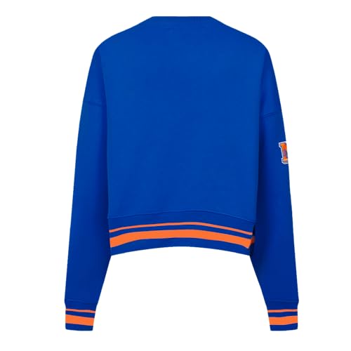 New York Knicks Pro Standard NBA Retro Crewneck Sweatshirt - XL Royal/Orange