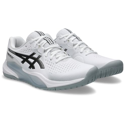 ASICS Men's Gel-Challenger 15 Tennis Shoes - White/Gunmetal 9.5